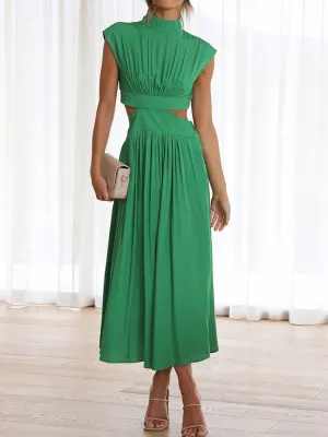 Stunncal Macaron Color Waistless Dress