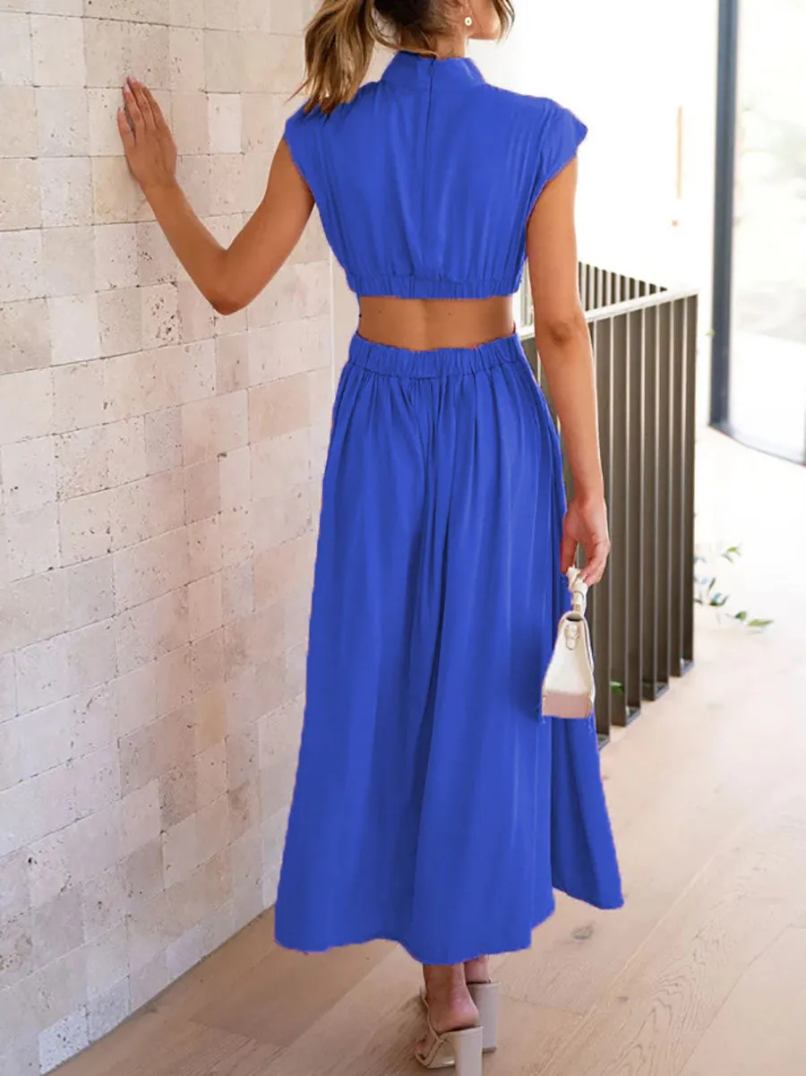 Stunncal Macaron Color Waistless Dress