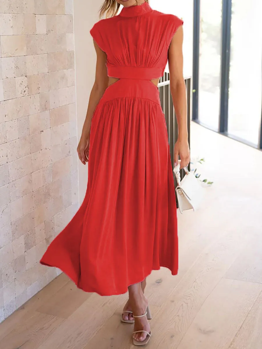 Stunncal Macaron Color Waistless Dress