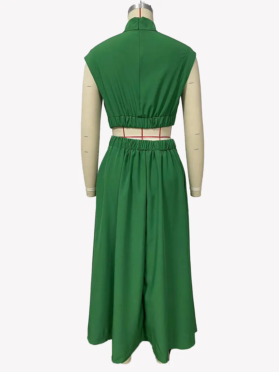 Stunncal Macaron Color Waistless Dress