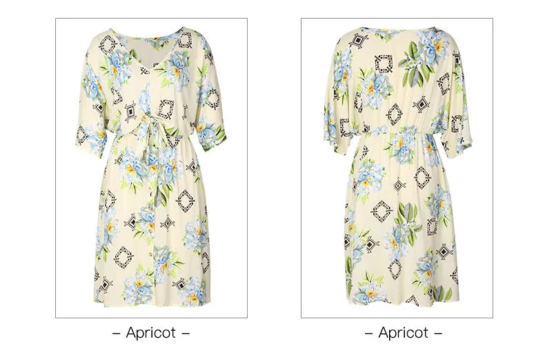 Summer New Print Straps Fresh Dress
