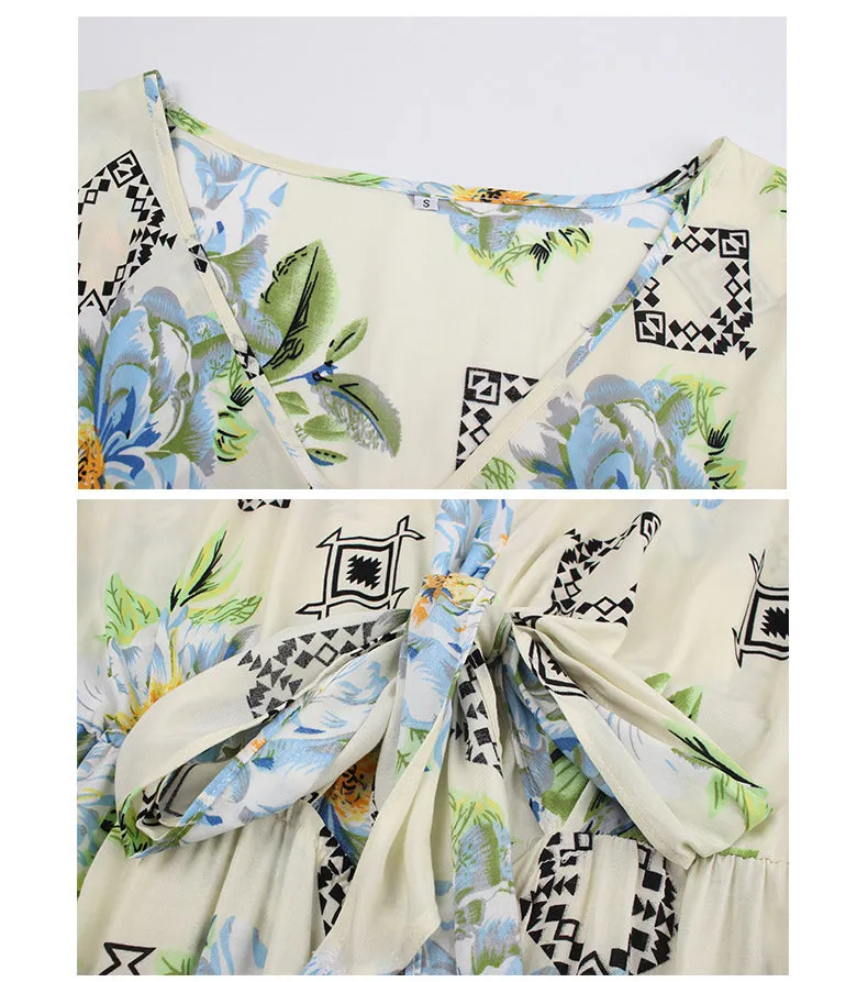 Summer New Print Straps Fresh Dress