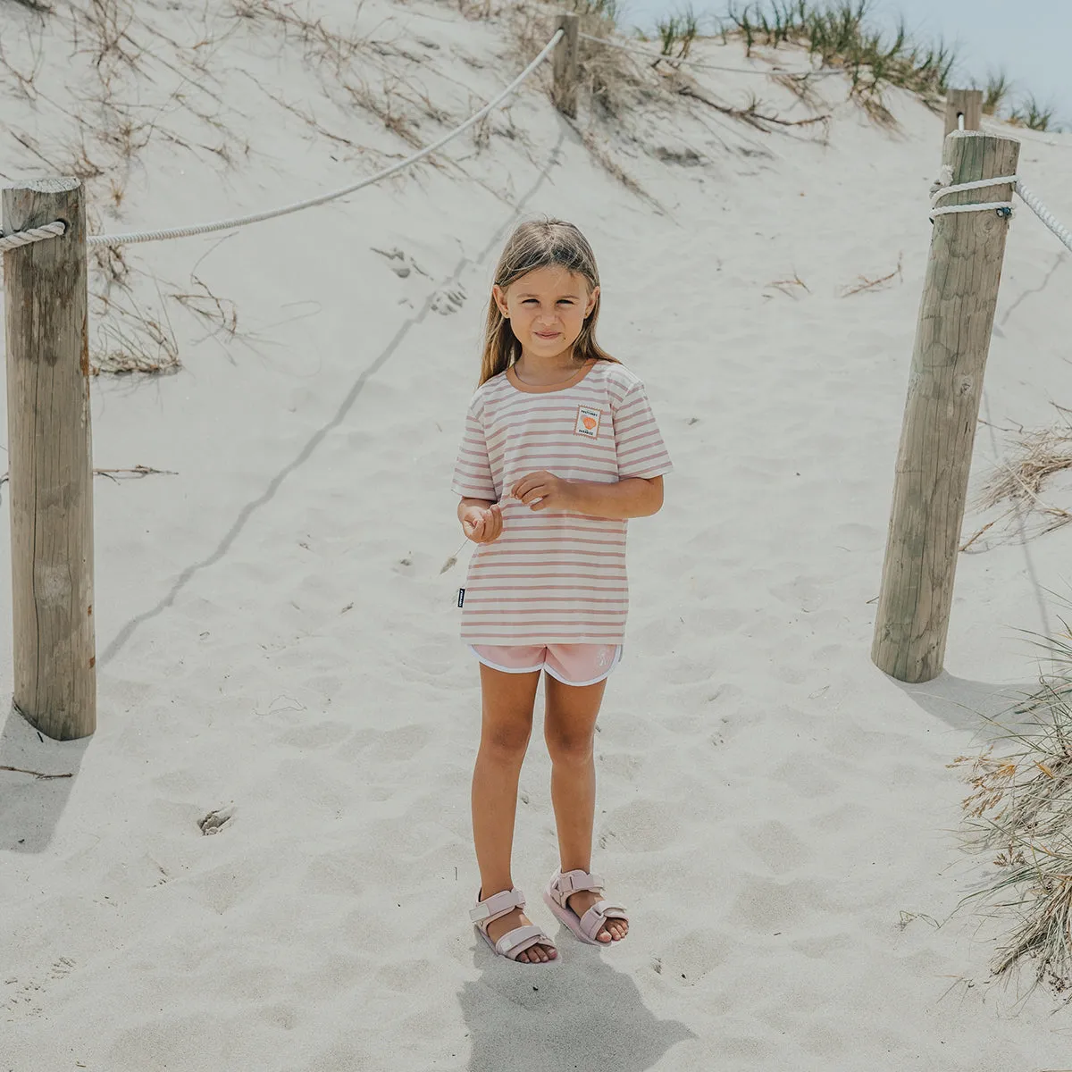 SUN SMART T-SHIRT Blush Stripe