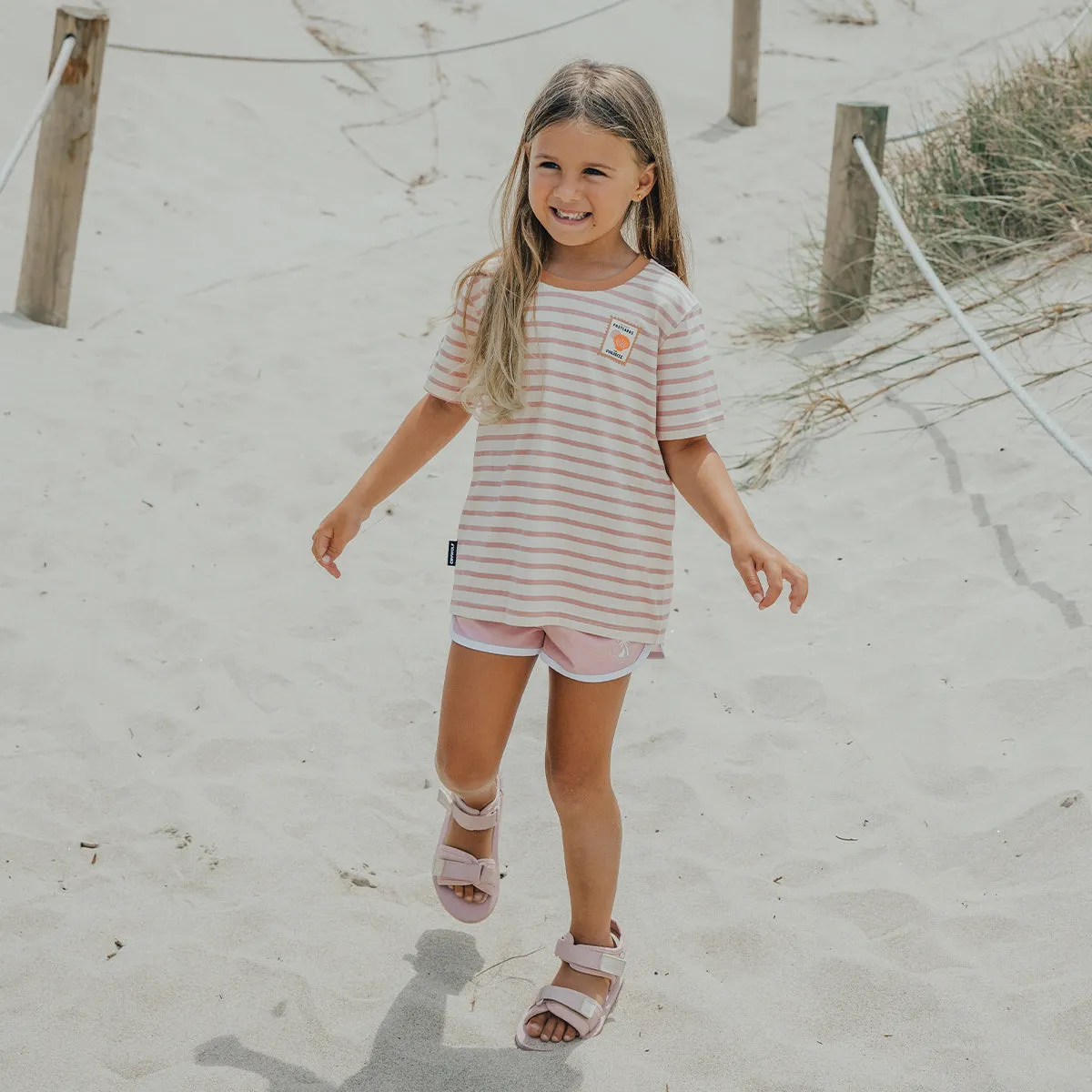 SUN SMART T-SHIRT Blush Stripe