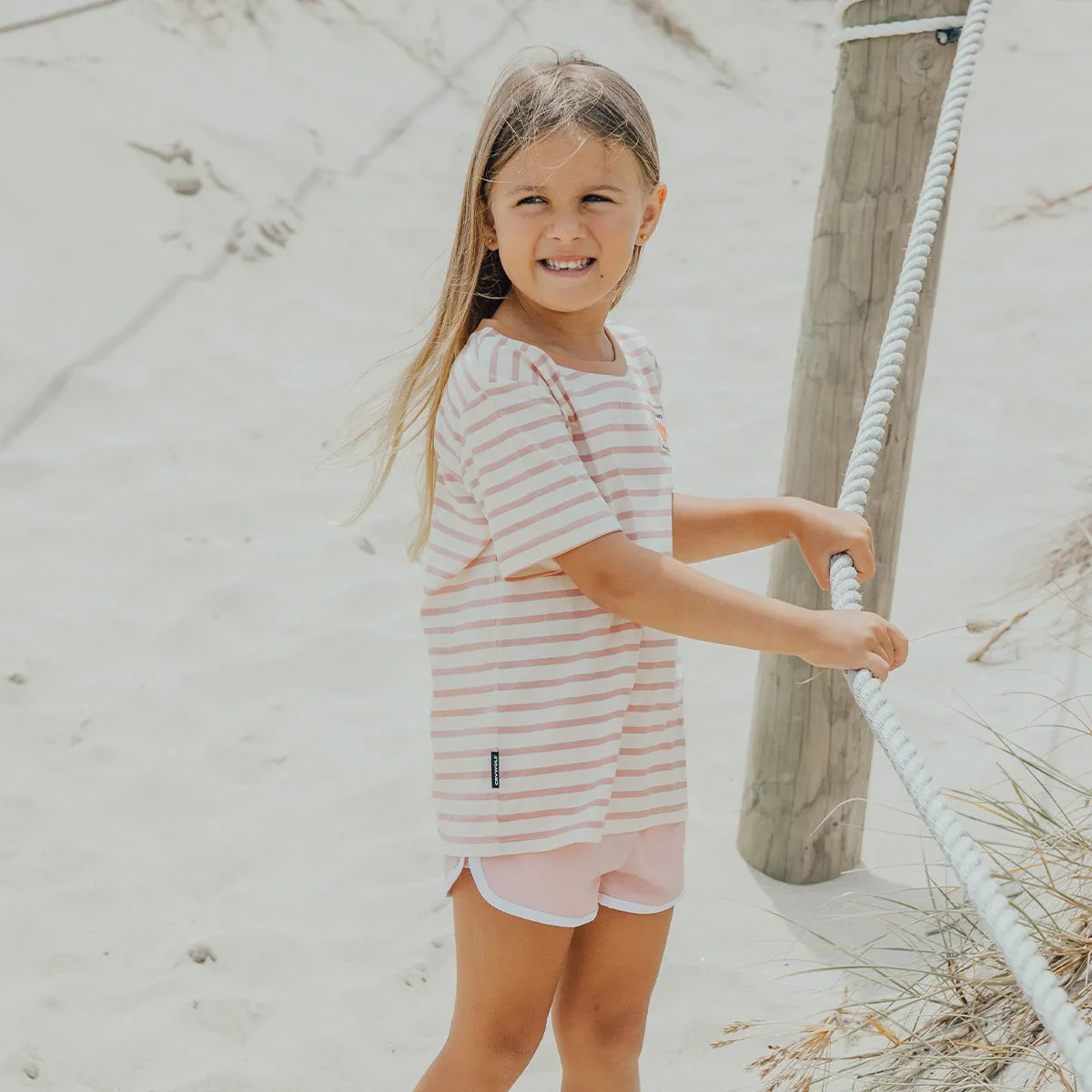 SUN SMART T-SHIRT Blush Stripe