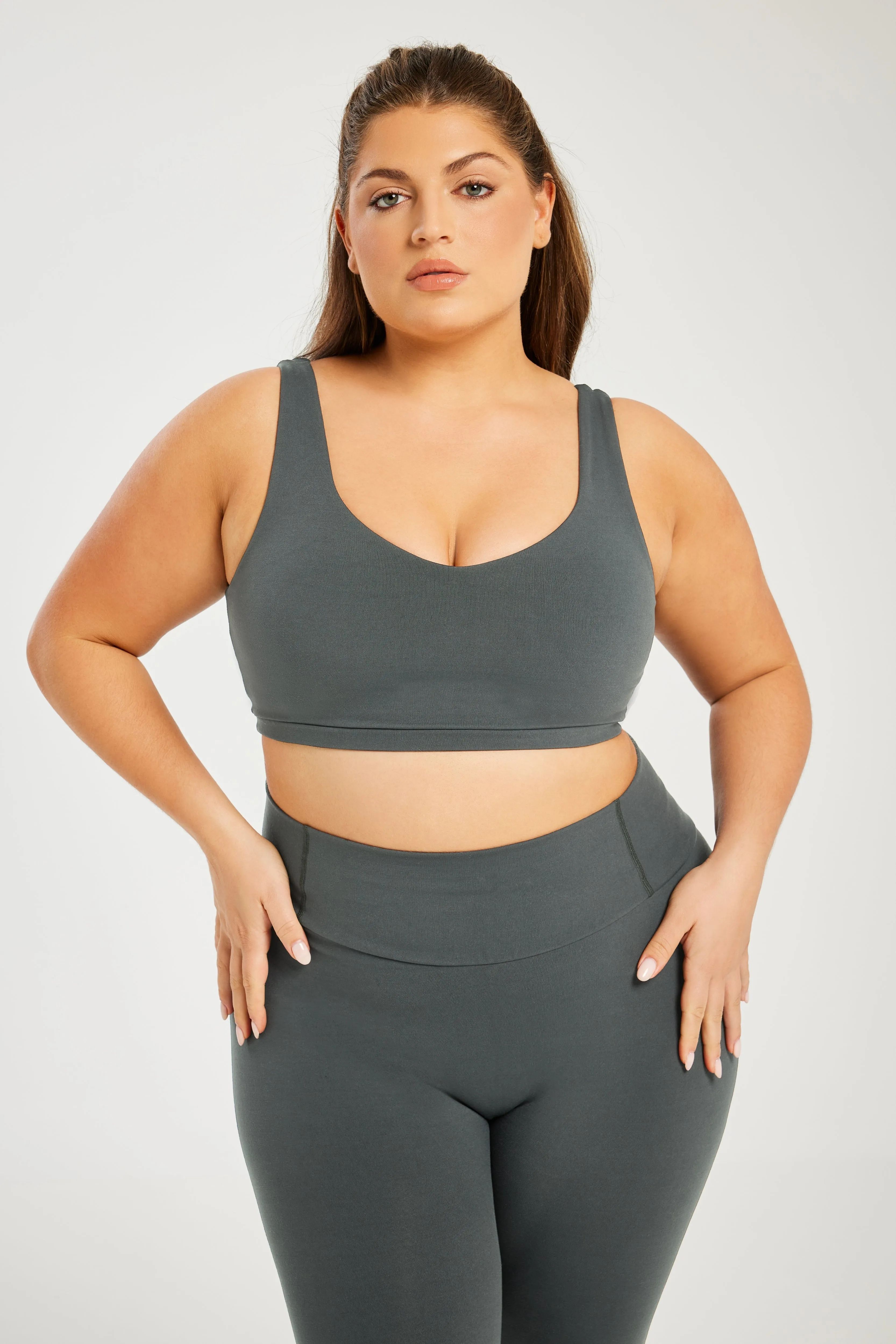 Super Stretch Sweetheart Bra Dark Grey (FINAL SALE)