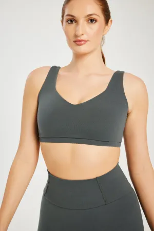 Super Stretch Sweetheart Bra Dark Grey (FINAL SALE)