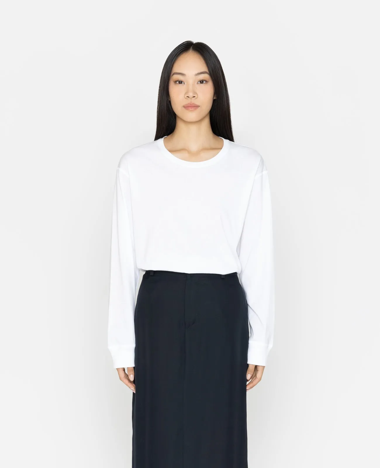 Supima Oversized Long Sleeve Tee