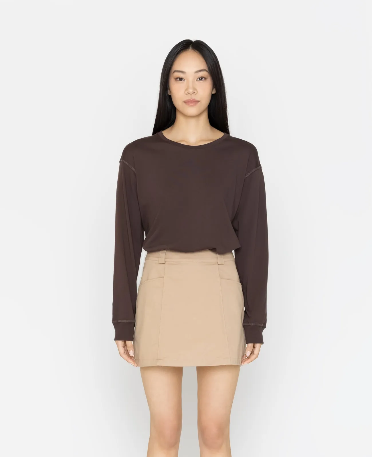 Supima Oversized Long Sleeve Tee