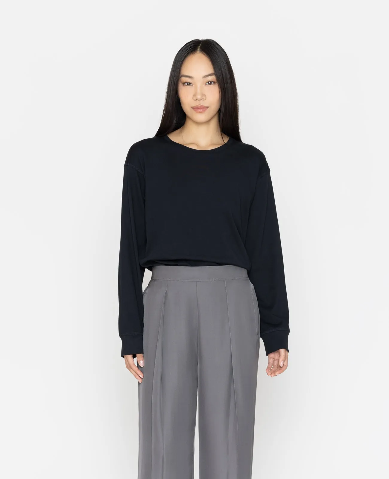 Supima Oversized Long Sleeve Tee