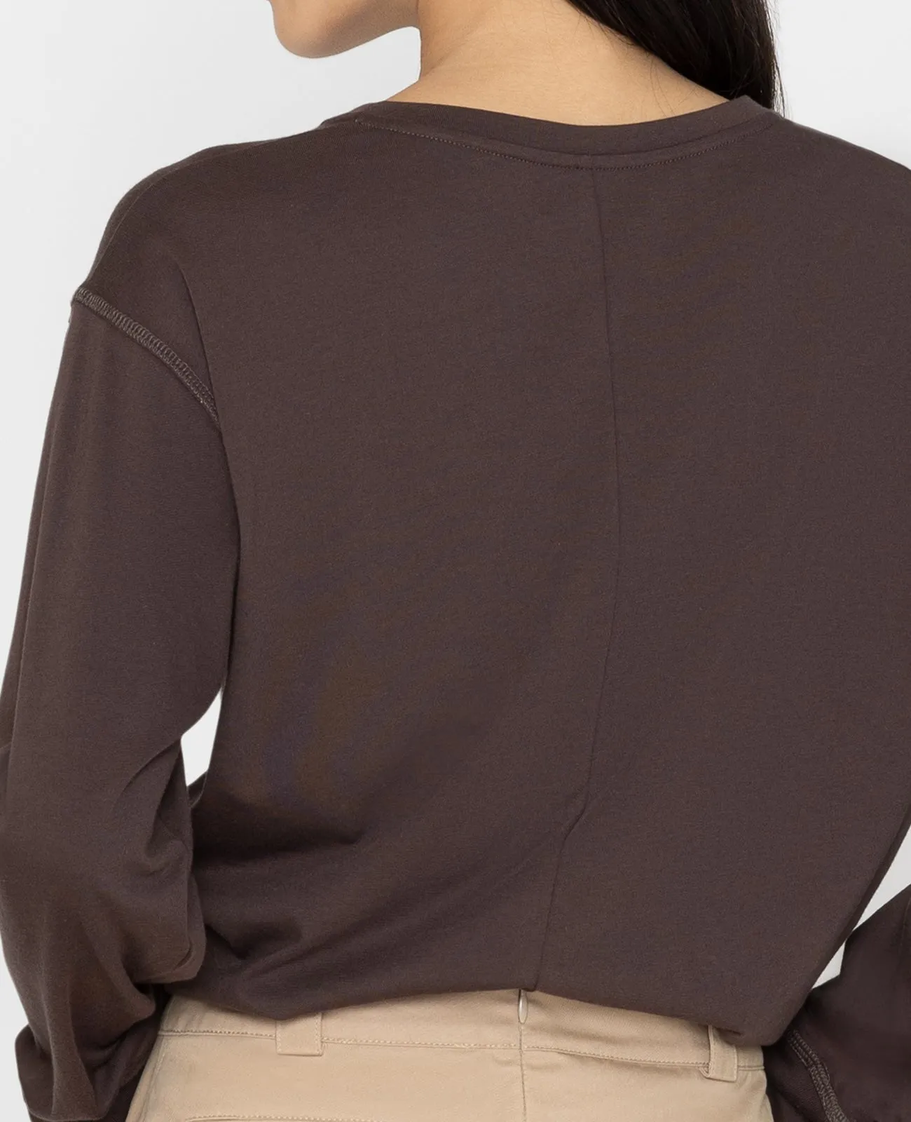 Supima Oversized Long Sleeve Tee