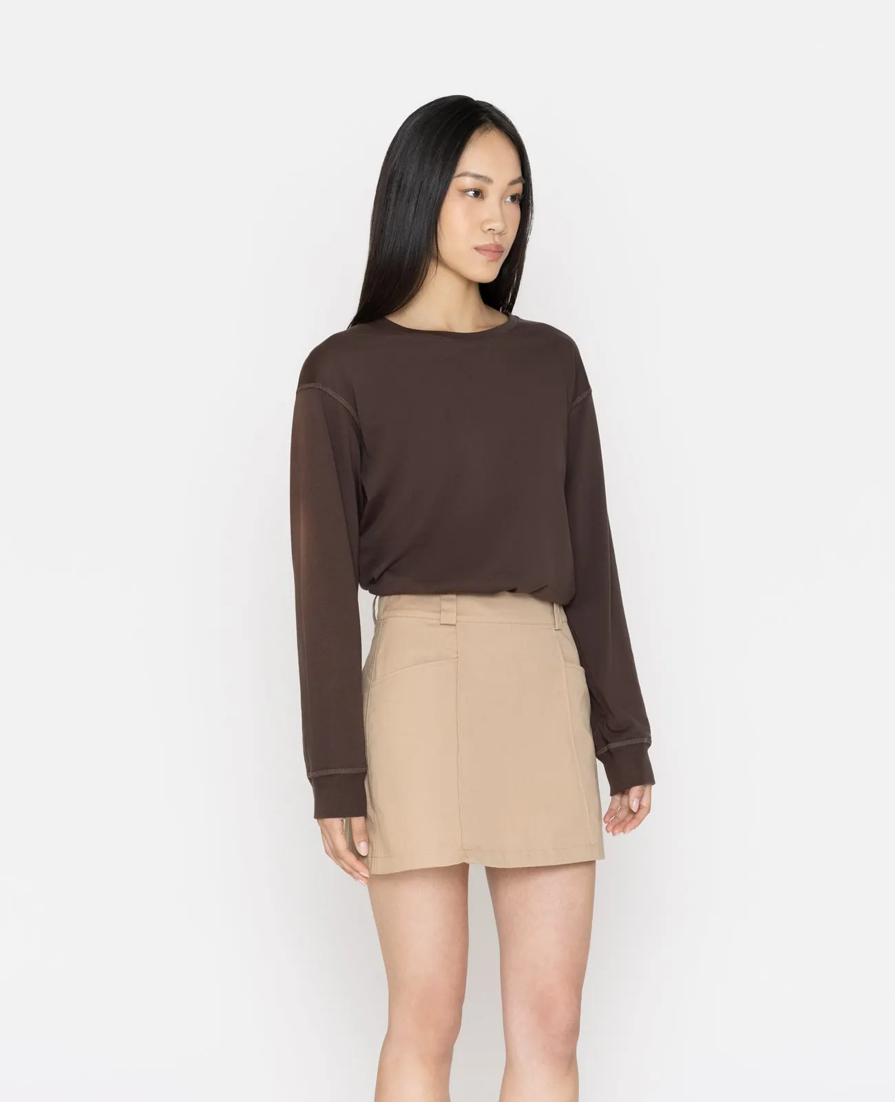 Supima Oversized Long Sleeve Tee