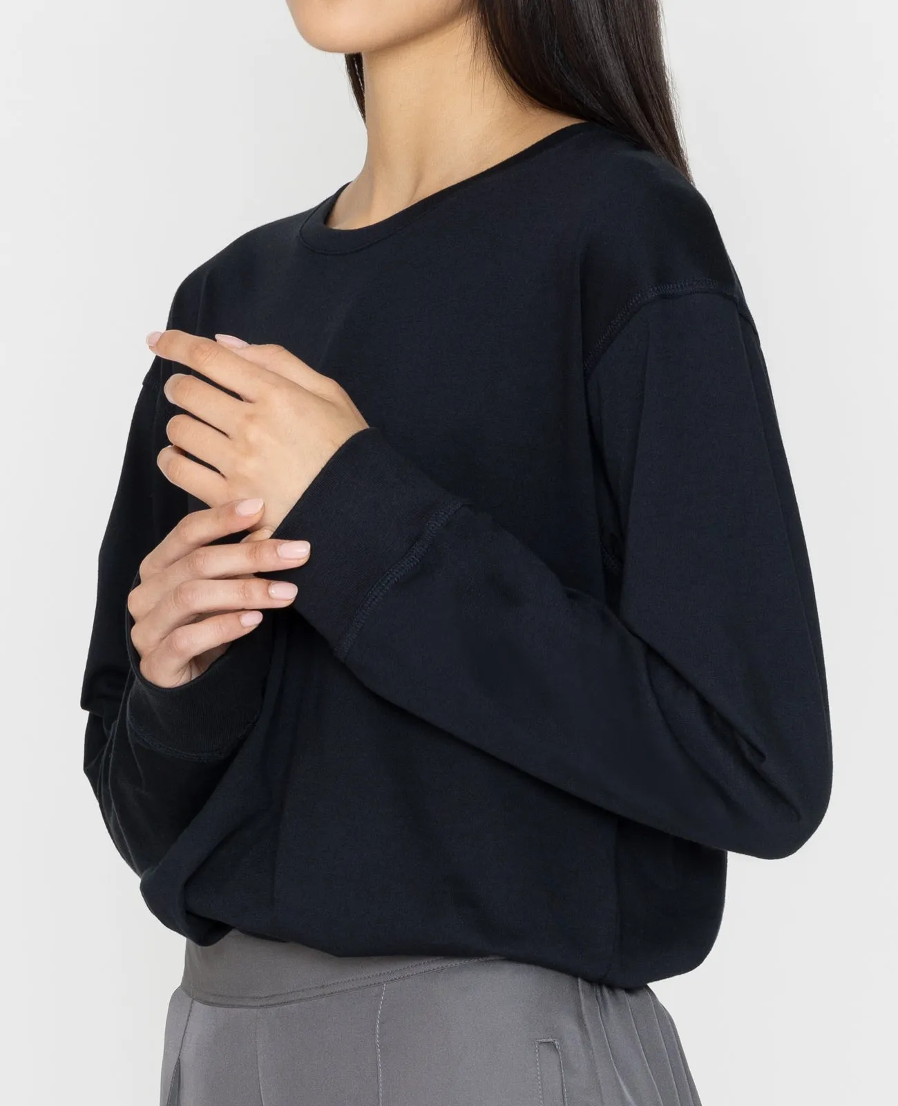 Supima Oversized Long Sleeve Tee