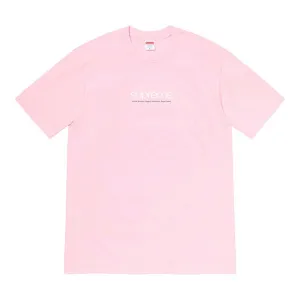 Supreme Five Boroughs Tee- Light Pink