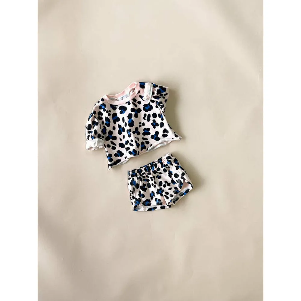Surf-Cheetah Shorts | Pink