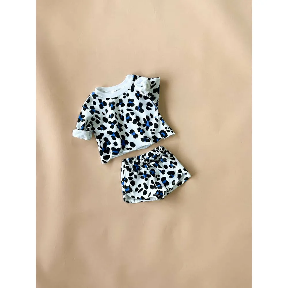 Surf-Cheetah Shorts | White