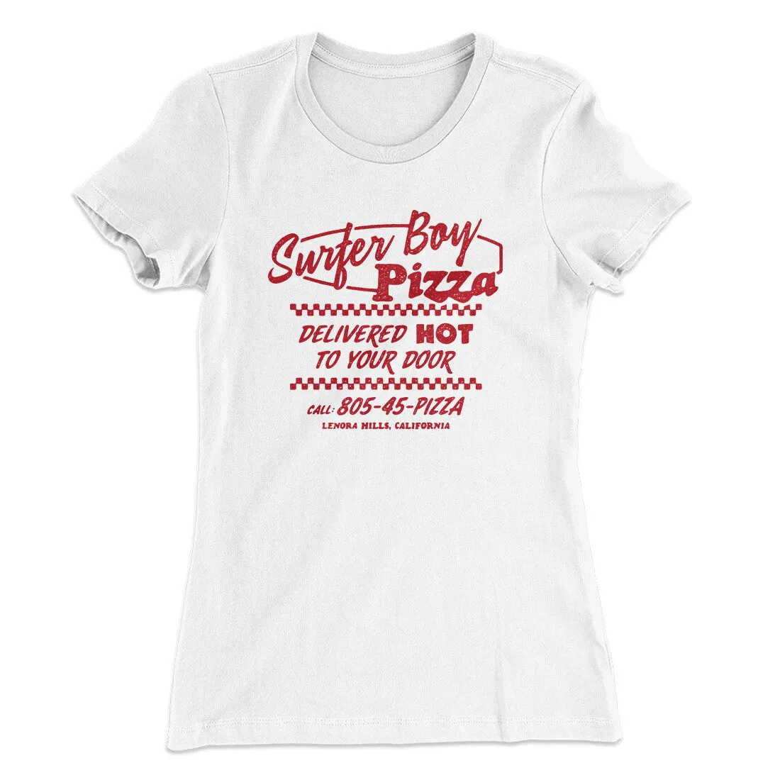 Surfer Boy Pizza Women's T-Shirt