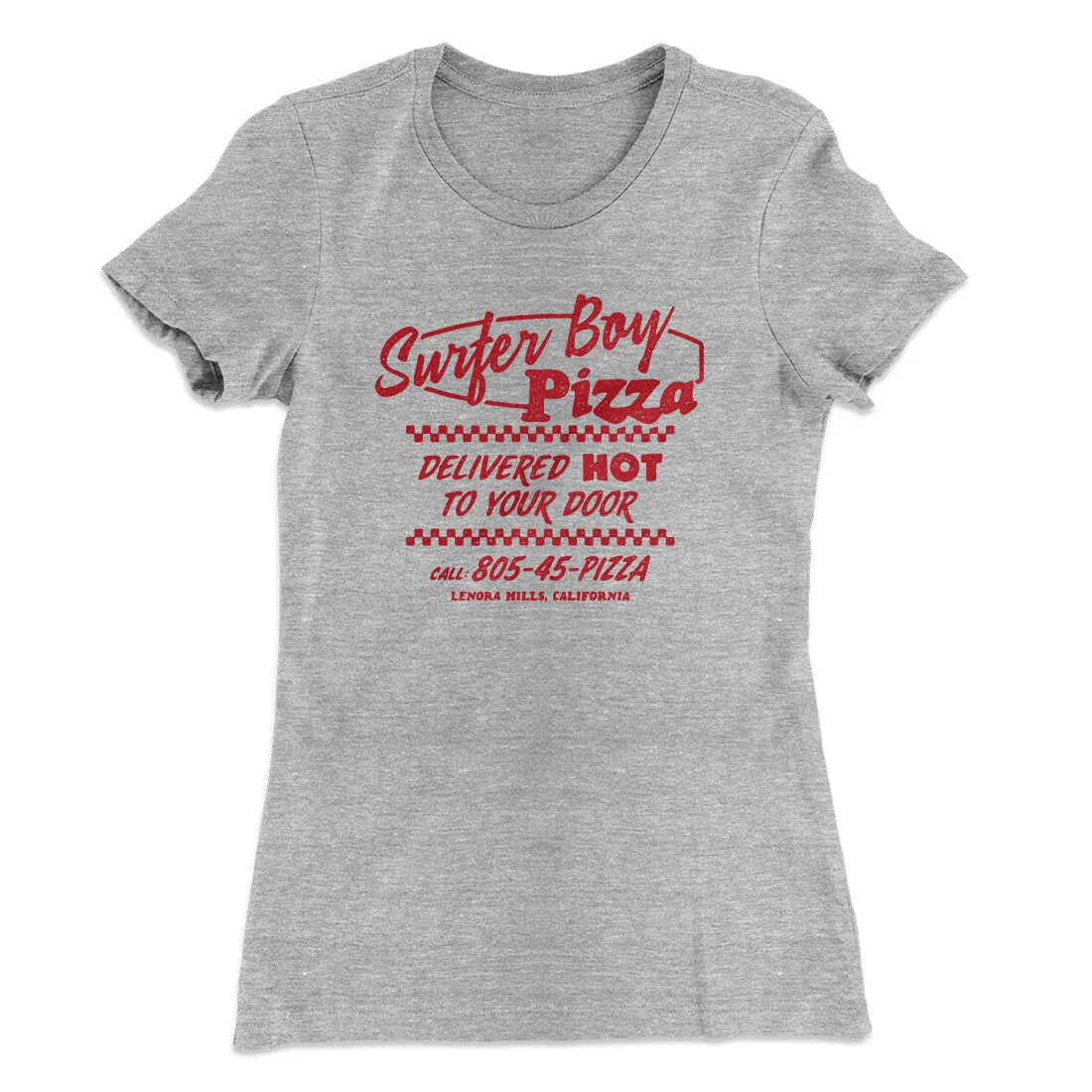 Surfer Boy Pizza Women's T-Shirt