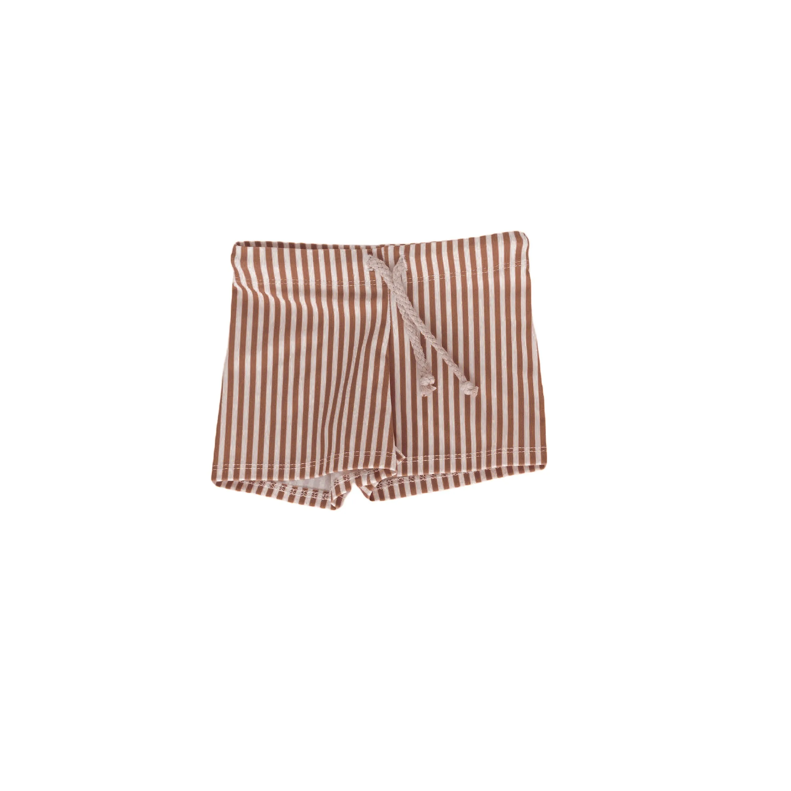 Swim Shorts - Toasted Nut - Stripes