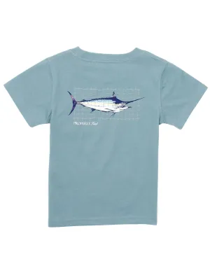 Swordfish Tee (Steel Blue)