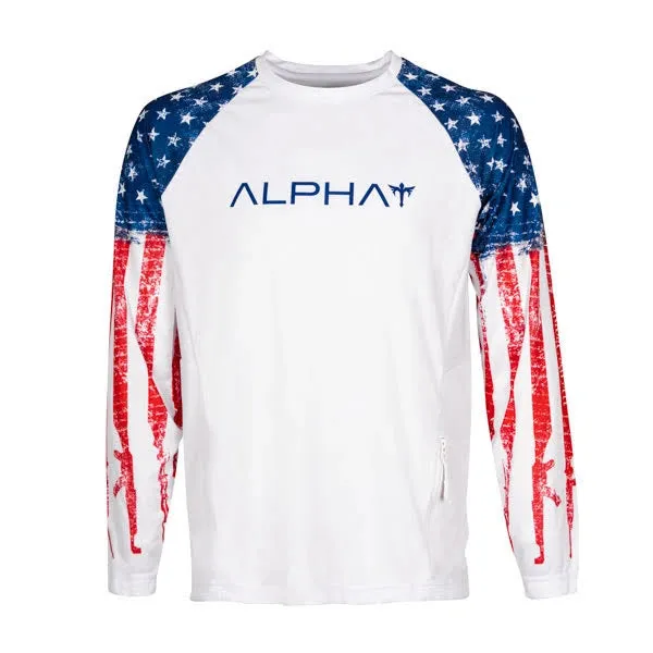 Tactical Long Sleeve Mesh | White | 2 Sleeve We the People | Alpha