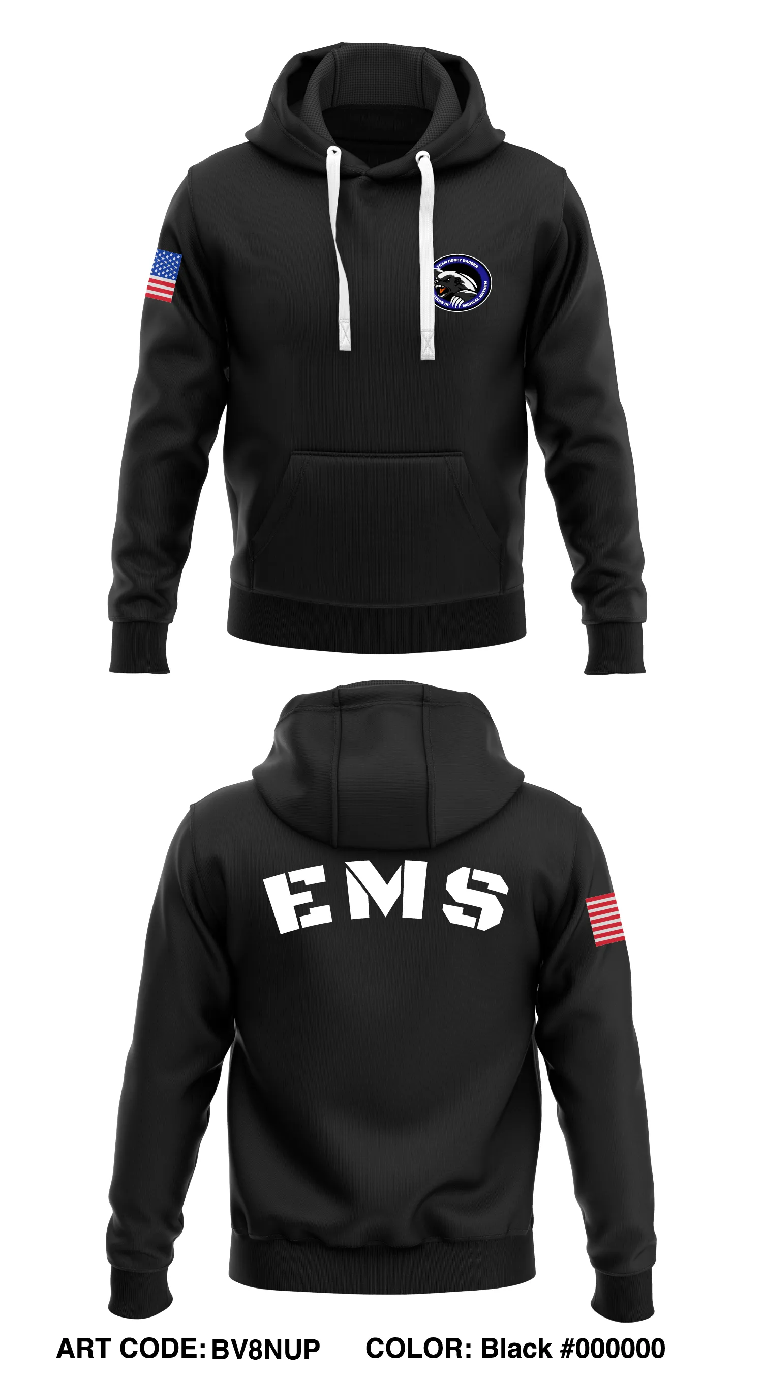 Team Honey Badger Store 1  Core Men's Hooded Performance Sweatshirt - r7nAKa