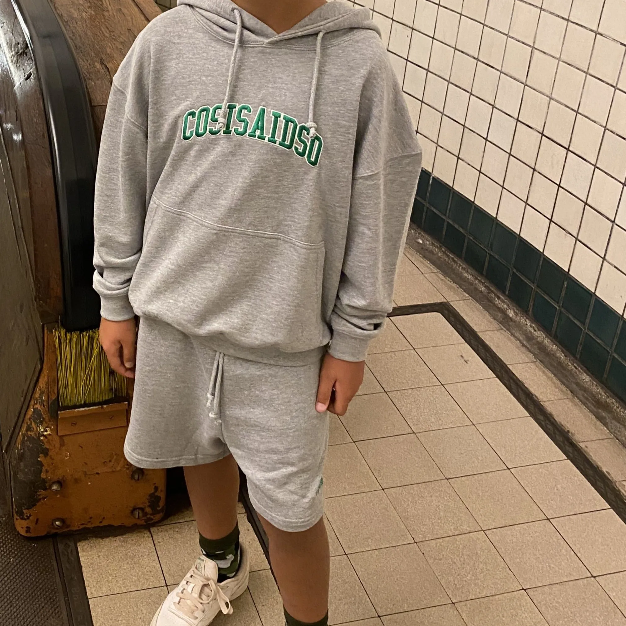 TEEN JOG SHORT GREY