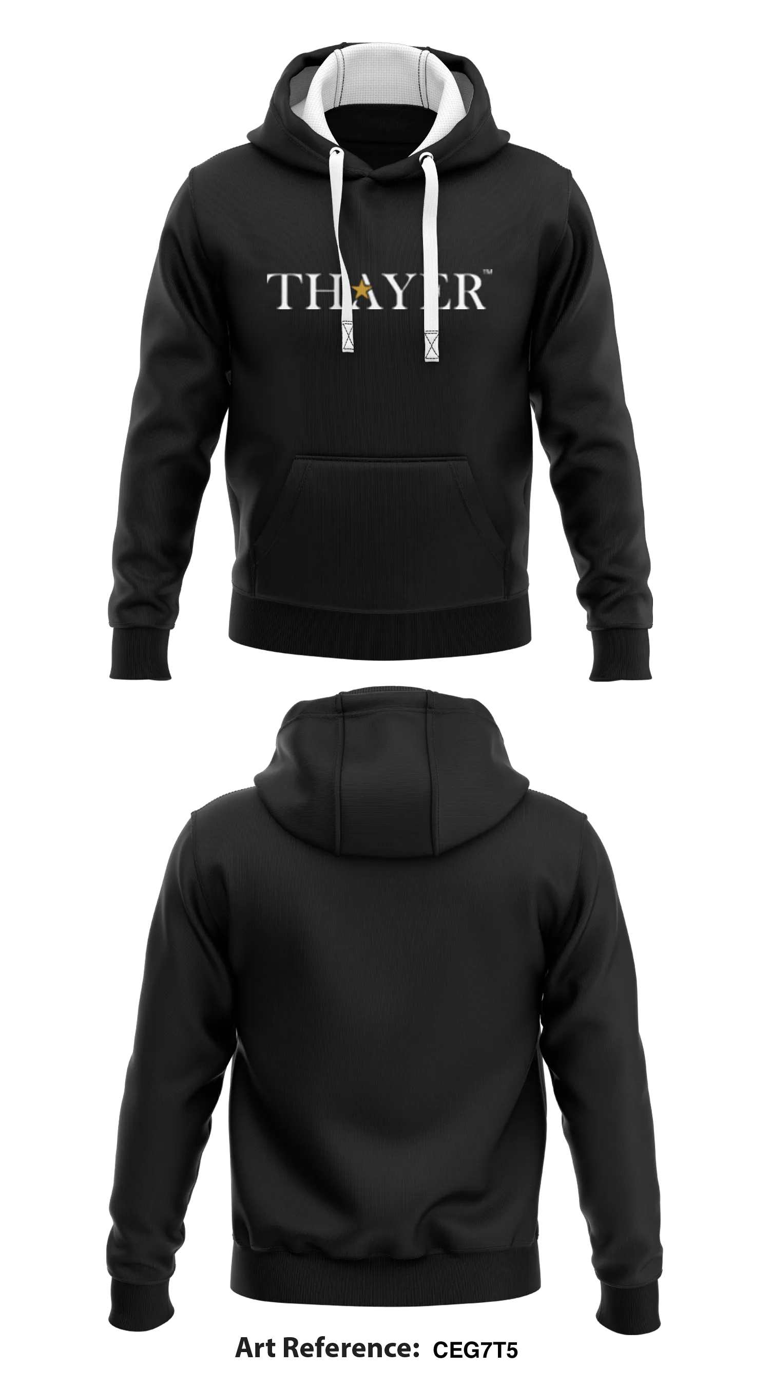 Thayer Store 1  Core Men's Hooded Performance Sweatshirt - ceG7T5