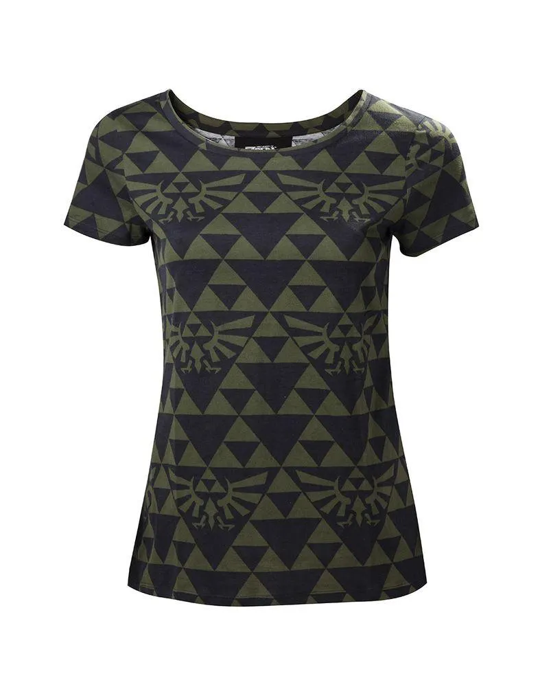 The Legend of Zelda - Green Black Hyrule - Girlshirt