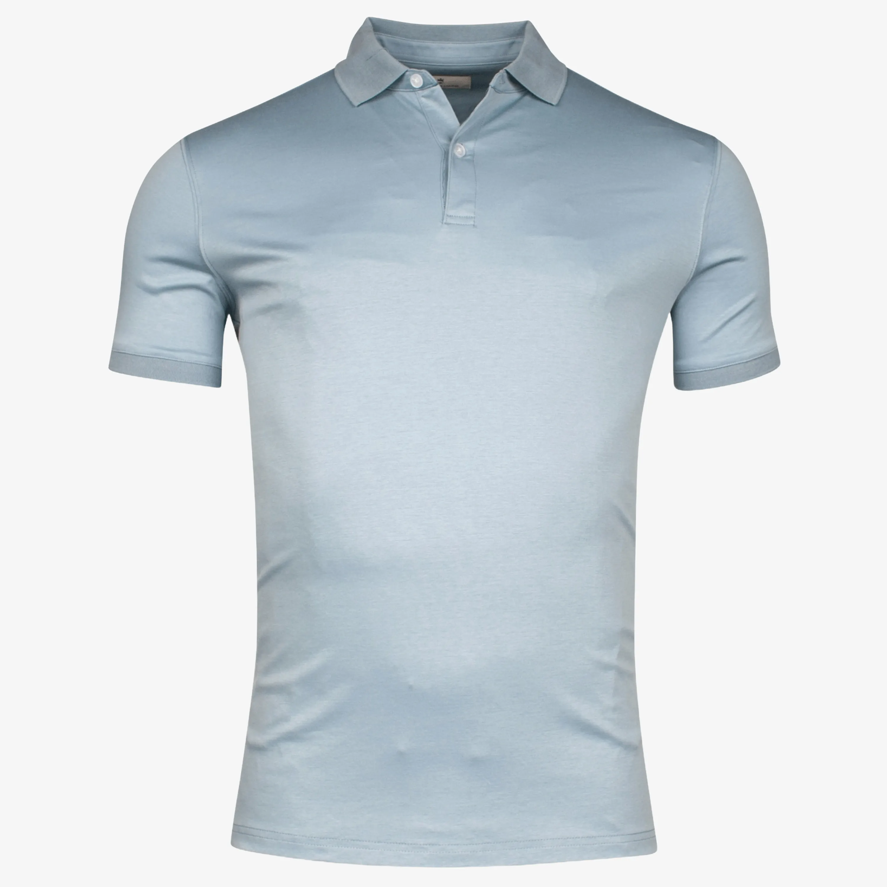 Thomas Maine Liquid Cotton Polo Shirt - Blue