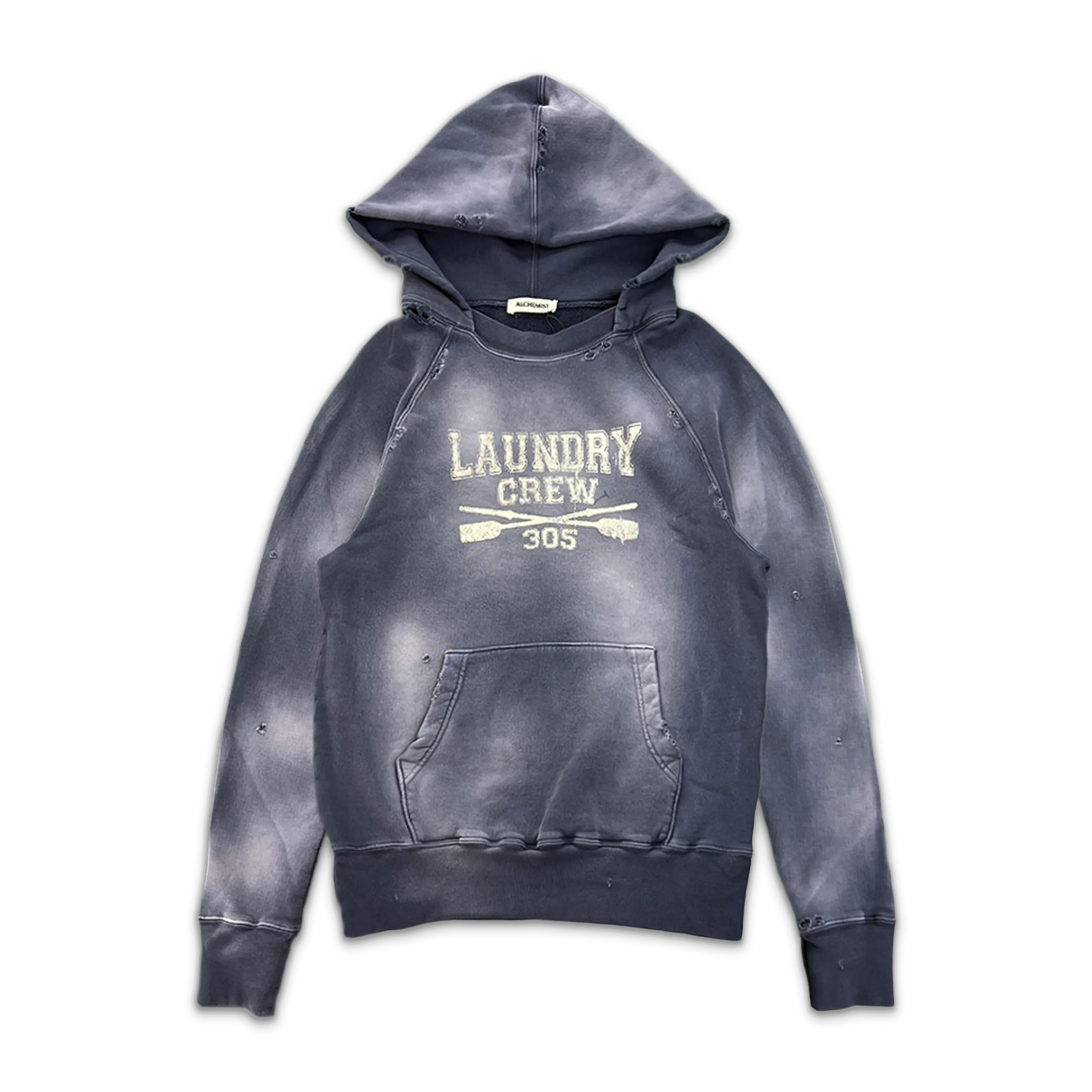 Throwback Crew Hoodie "Dark Navy"