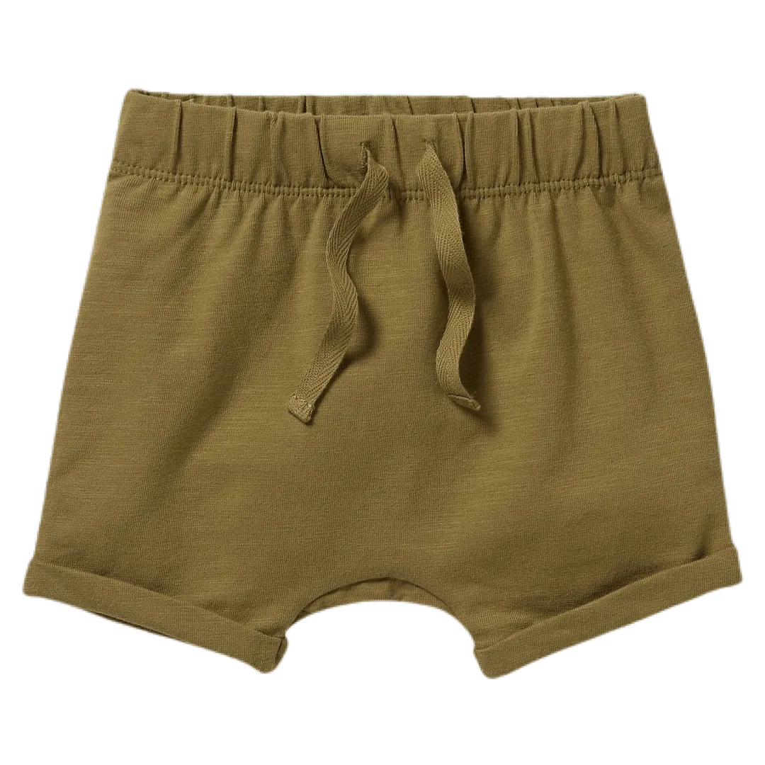 Tie Front Short - Leaf