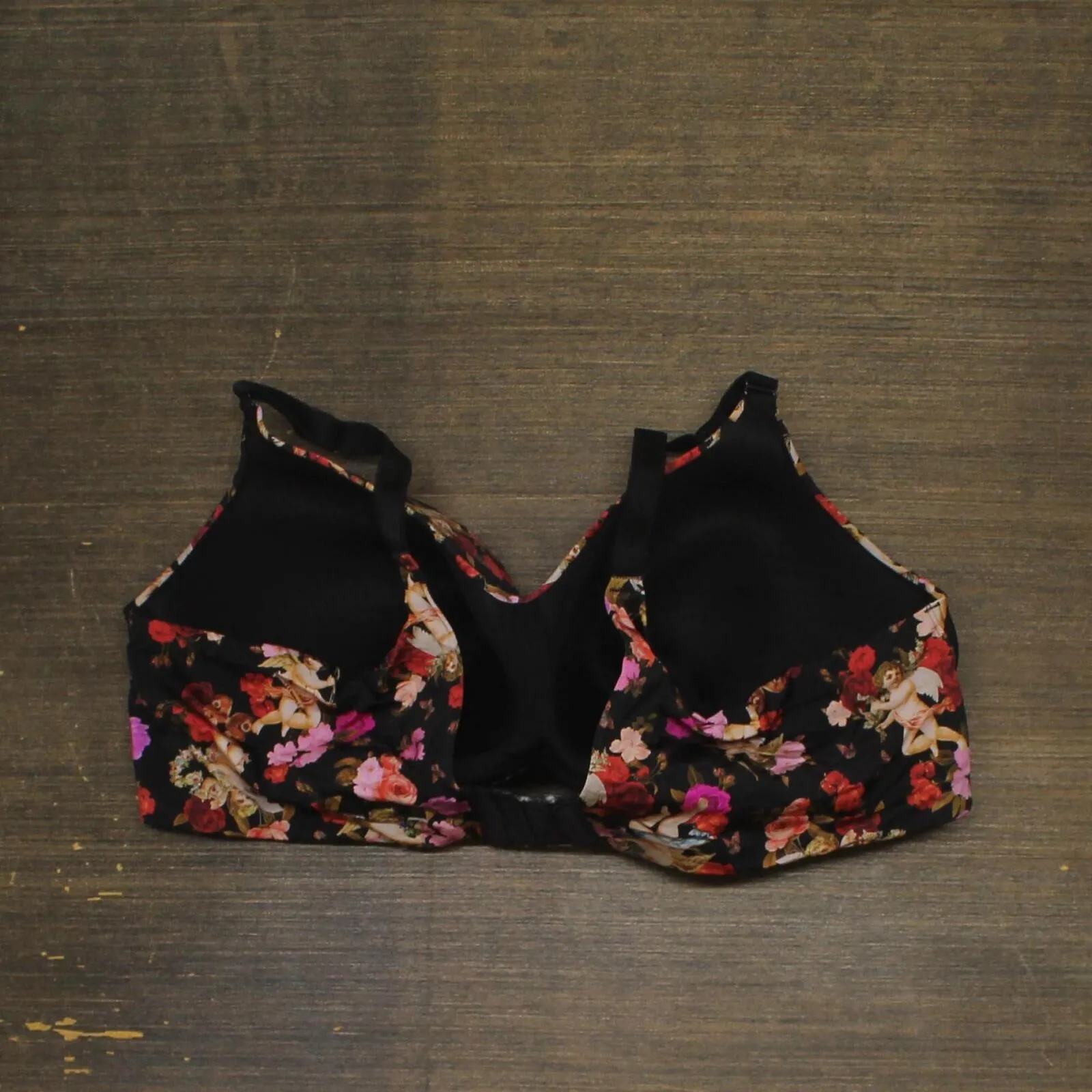 Torrid Womens Wireless Dream Light Lined Bra 167902e2ee91ba Black Multi 46DD
