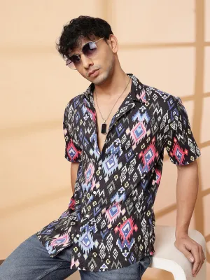 Trendy Ikkat Rayon Shirt