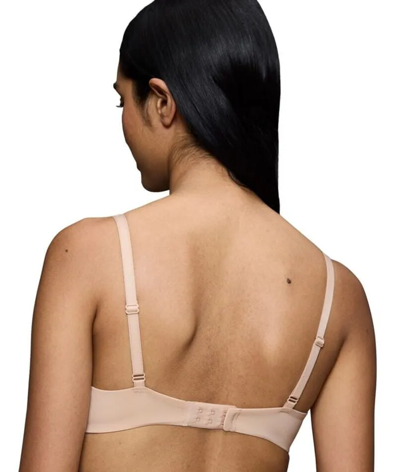 Triumph Body Make-up Illusion Lace Underwired Padded Bra - Nude Beige