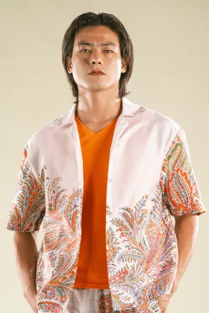 Tropical Printed Cotton Shirt
