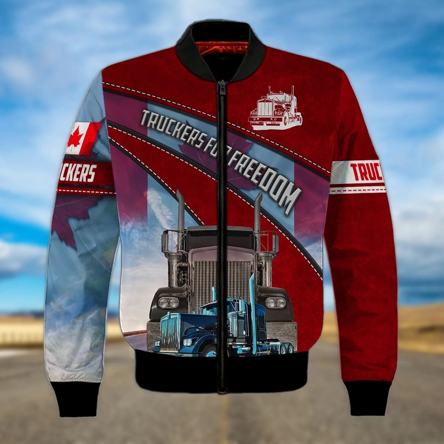 Trucker Canada 3d Full Print