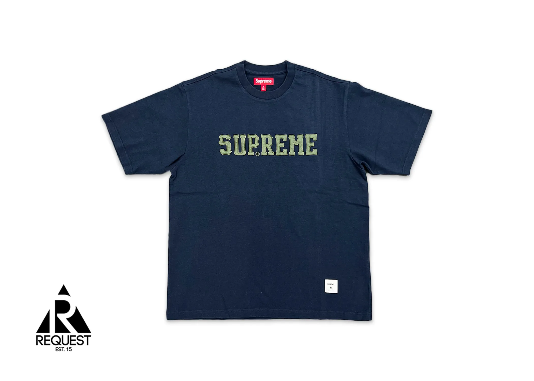 Twill Applique Tee "Navy"