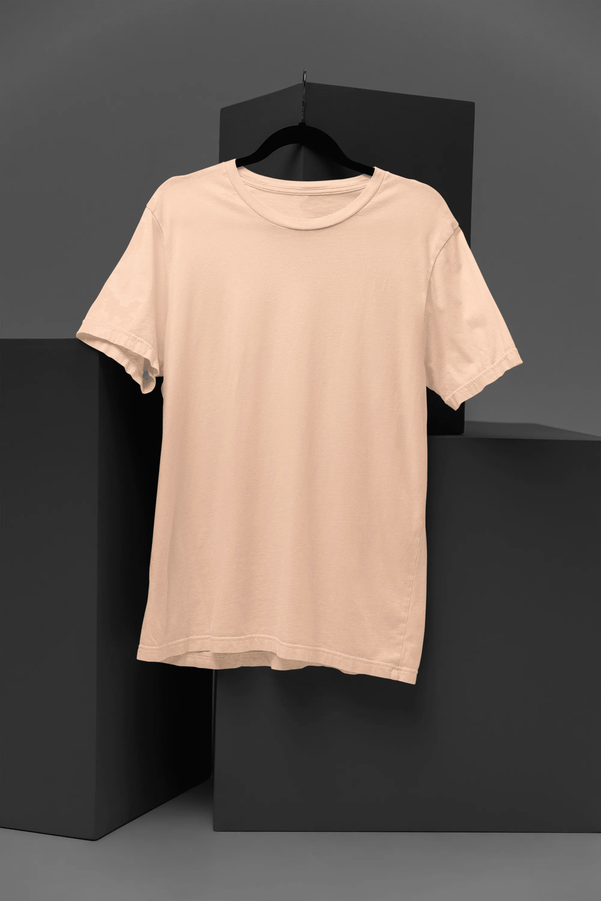 Unisex Cotton Plus Size Crew Neck T-shirts - Unit 6