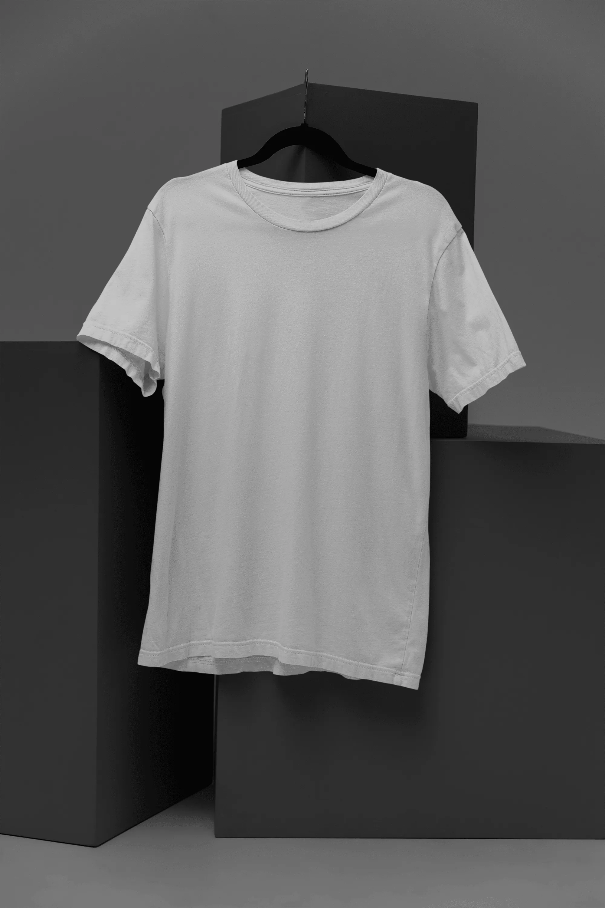 Unisex Cotton Plus Size Crew Neck T-shirts - Unit 6