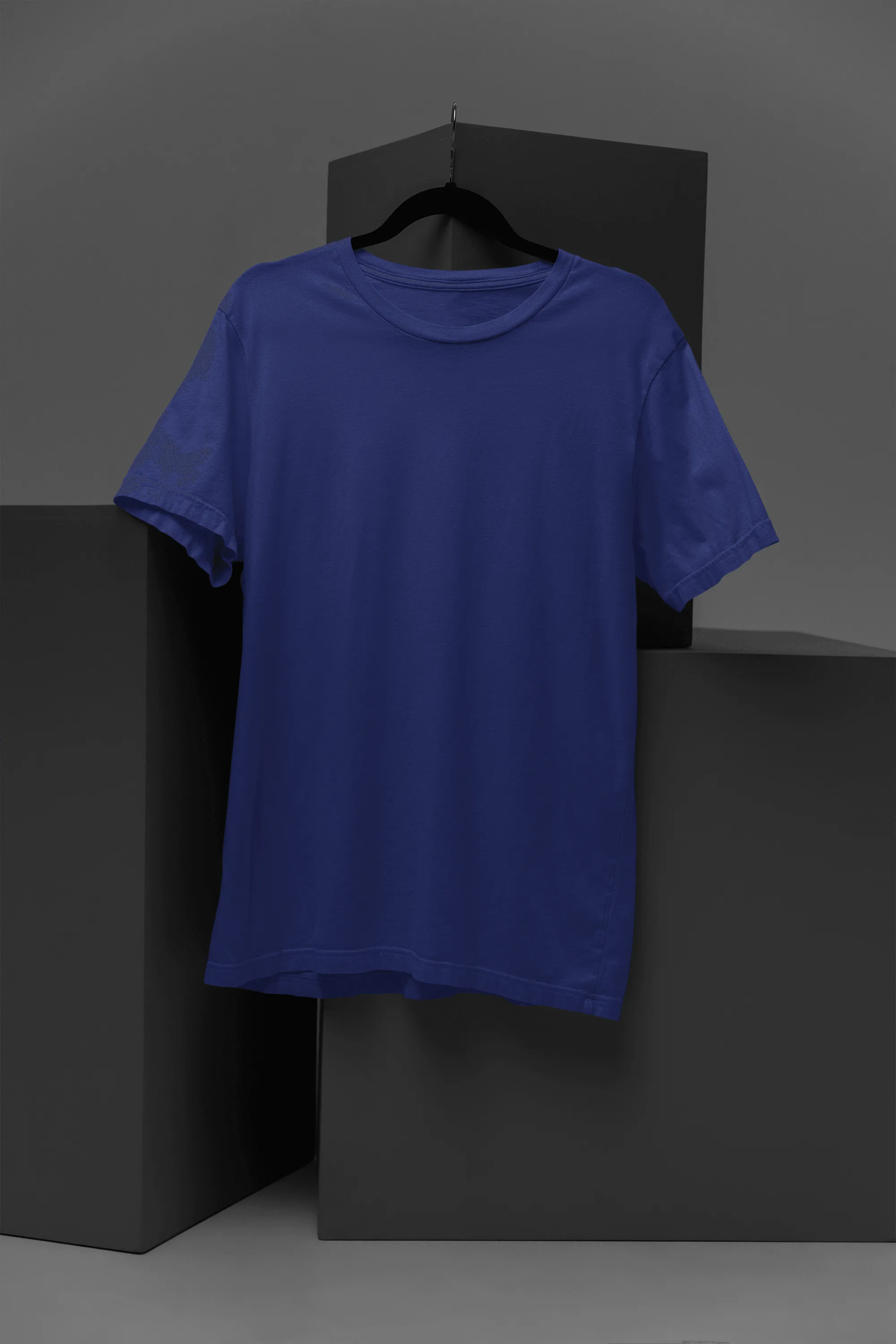 Unisex Cotton Plus Size Crew Neck T-shirts - Unit 6