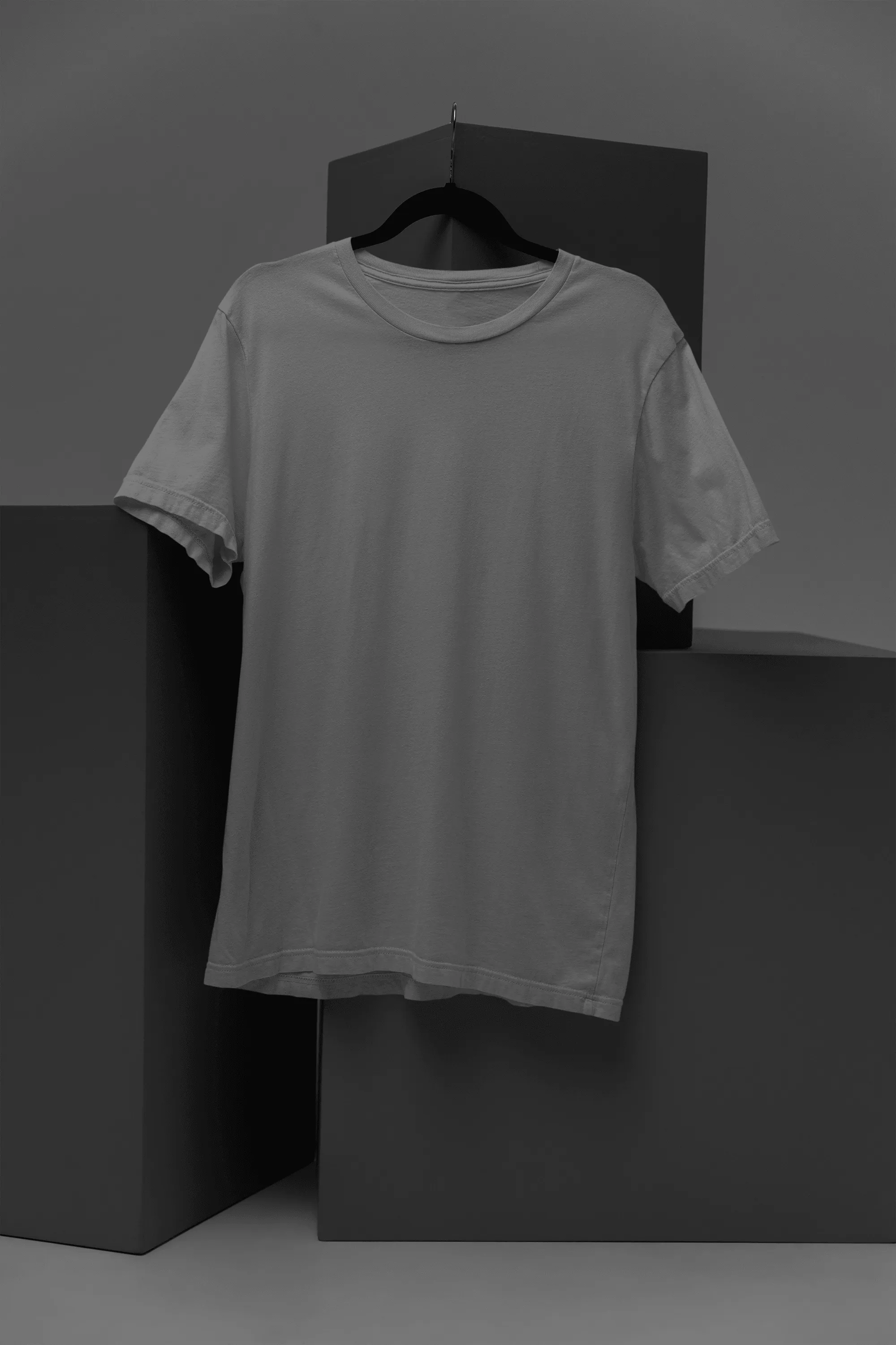 Unisex Cotton Plus Size Crew Neck T-shirts - Unit 6