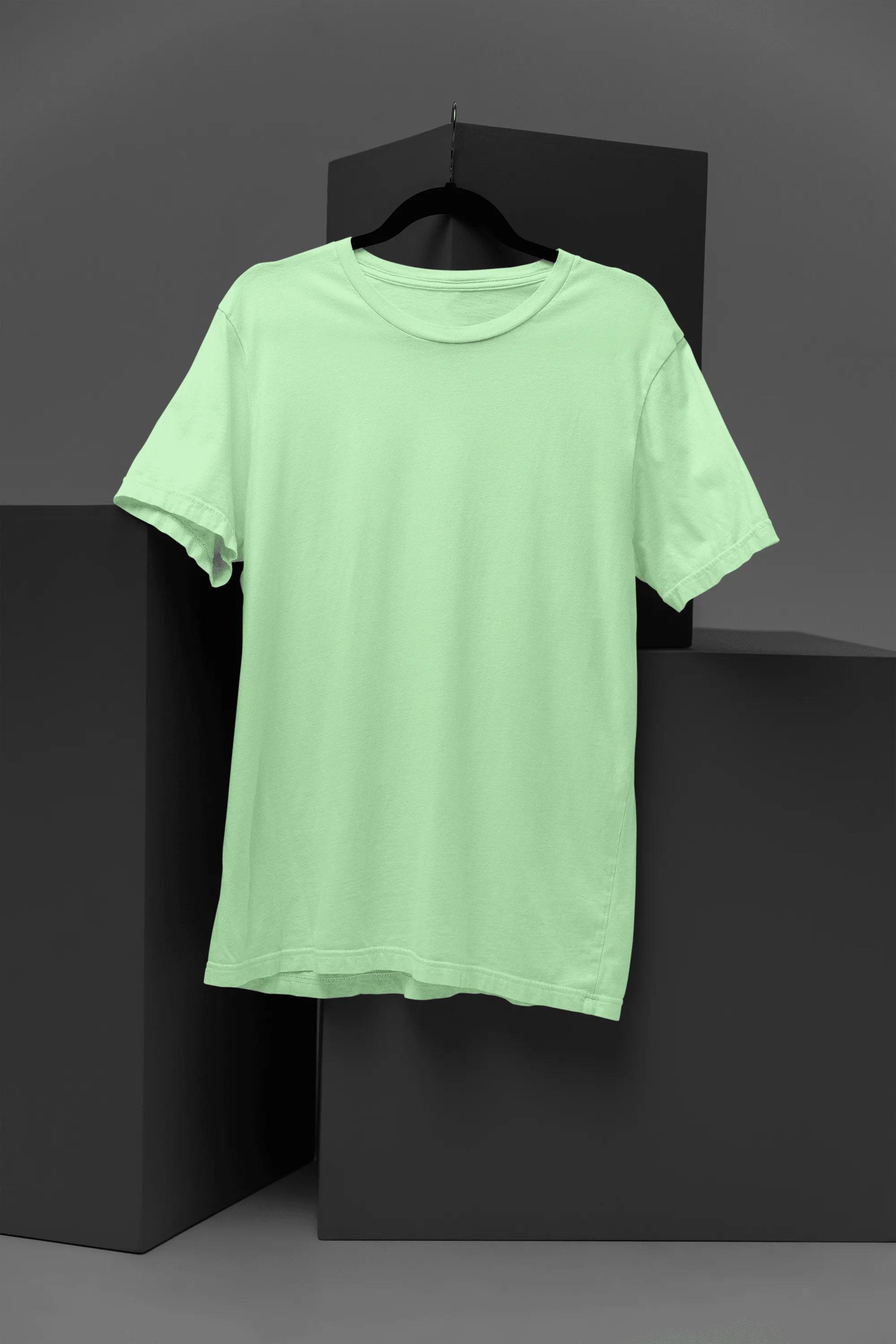 Unisex Cotton Plus Size Crew Neck T-shirts - Unit 6