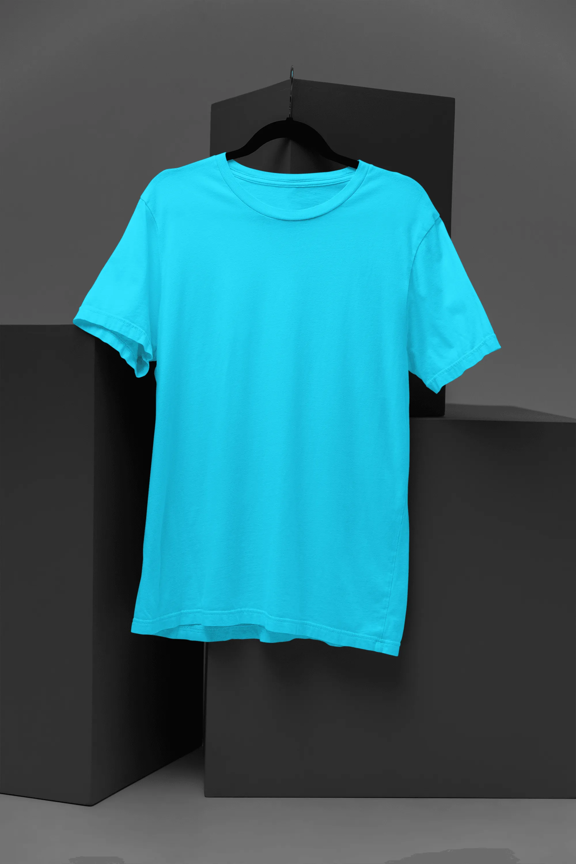 Unisex Cotton Plus Size Crew Neck T-shirts - Unit 6