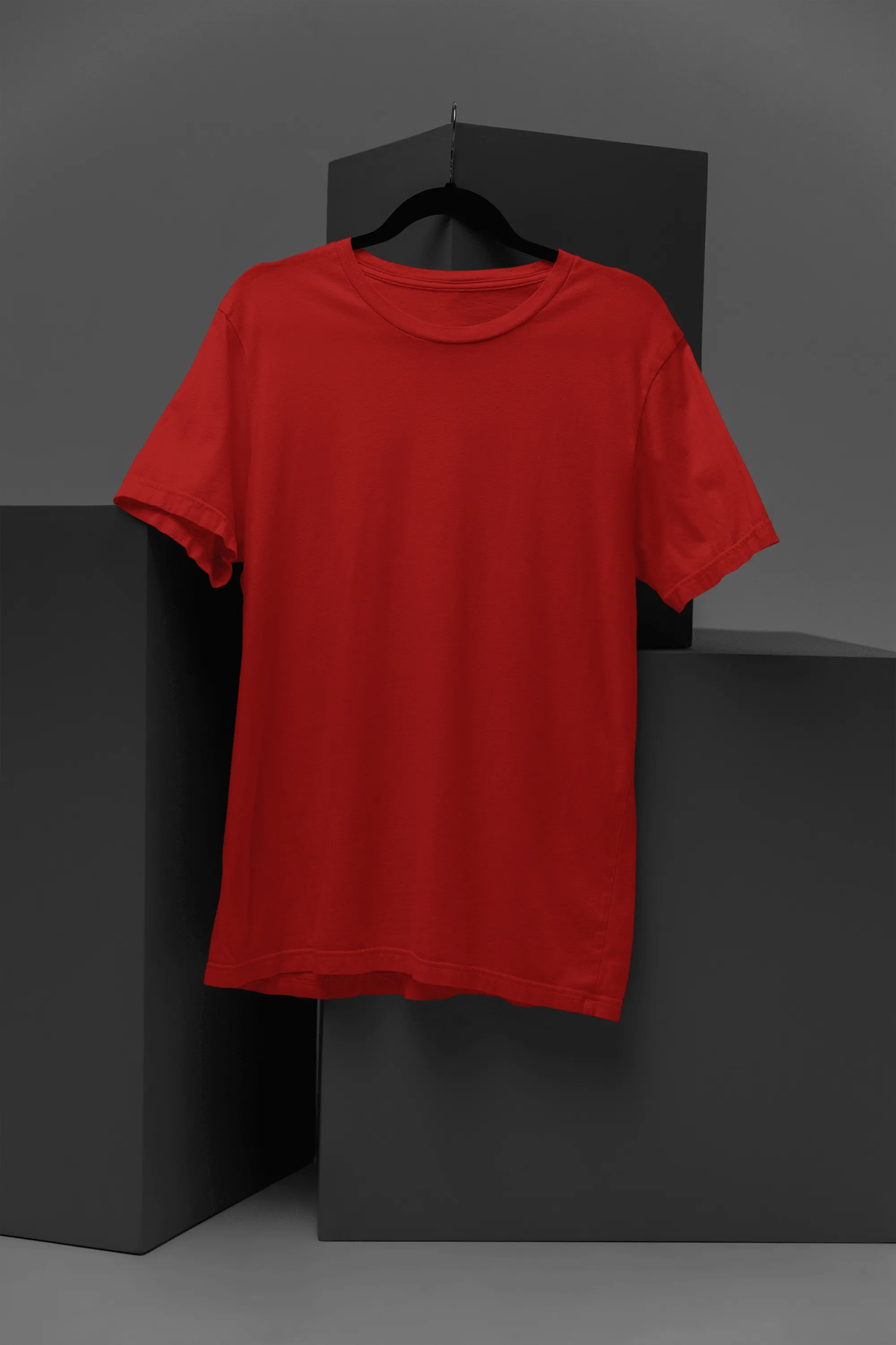 Unisex Cotton Plus Size Crew Neck T-shirts - Unit 6