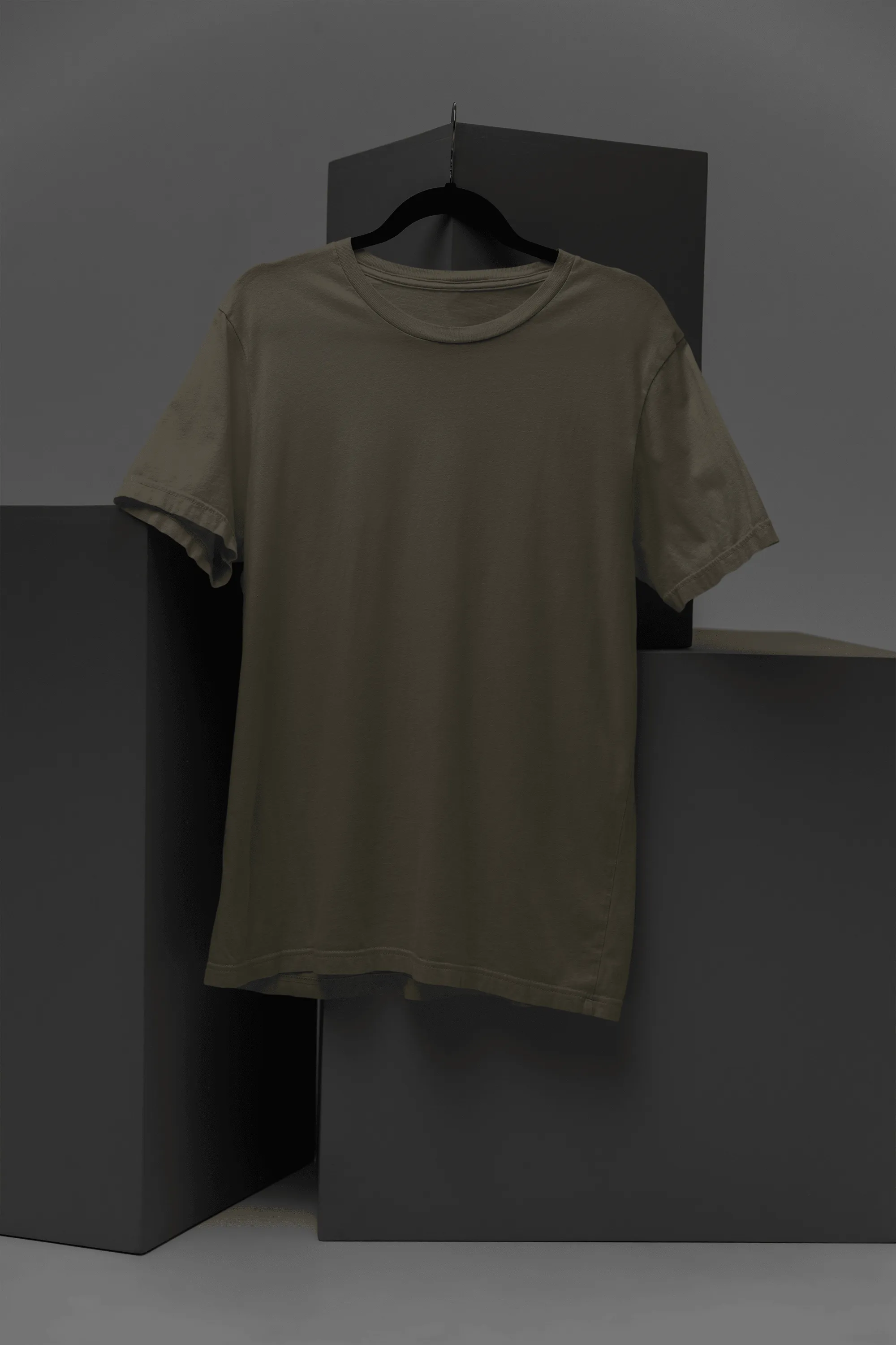 Unisex Cotton Plus Size Crew Neck T-shirts - Unit 6