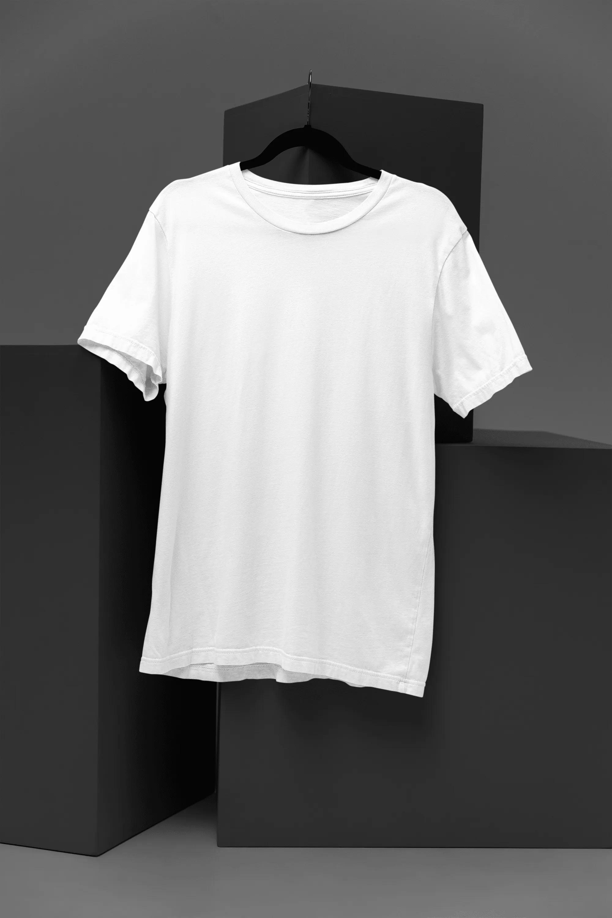 Unisex Cotton Plus Size Crew Neck T-shirts - Unit 6