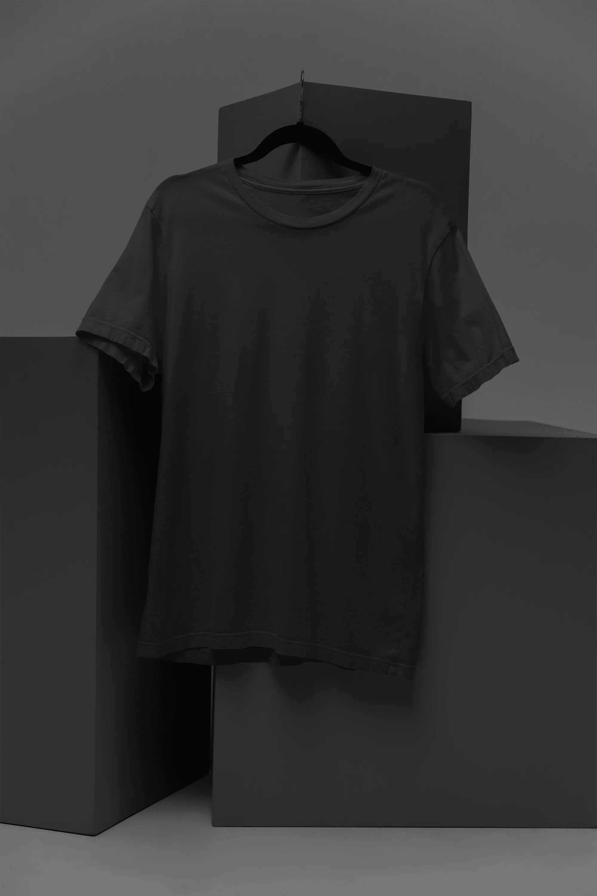 Unisex Cotton Plus Size Crew Neck T-shirts - Unit 6