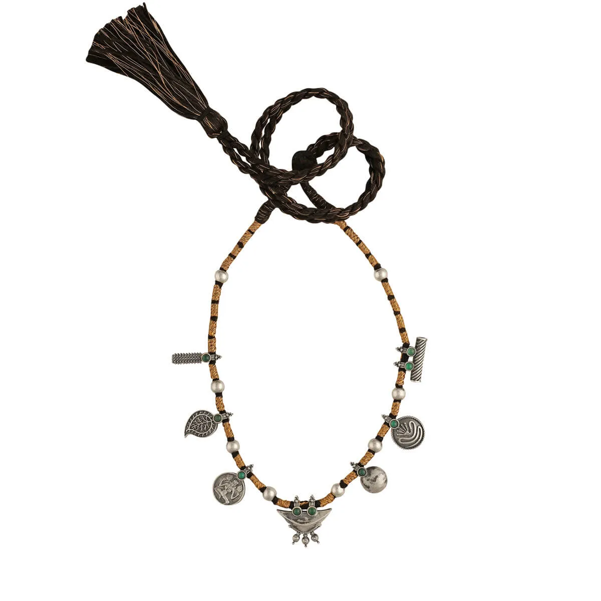 Uroo Silver Necklace by MOHA