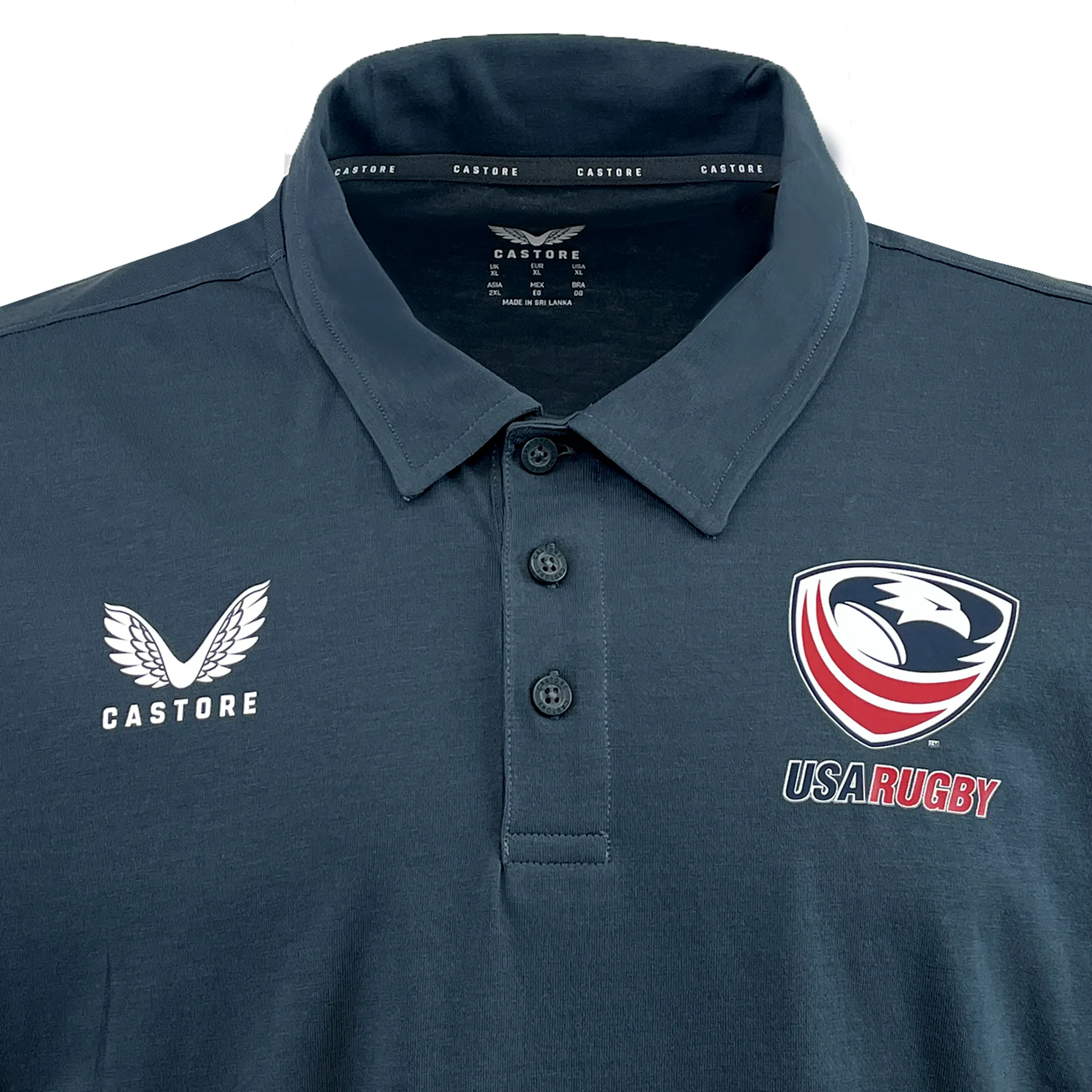 USA Rugby Polo by Castore